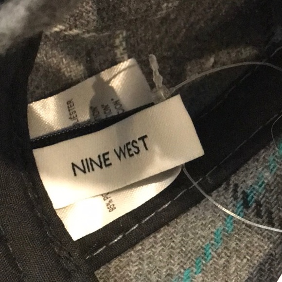 New NINE WEST Plaid Hat - Picture 7 of 8